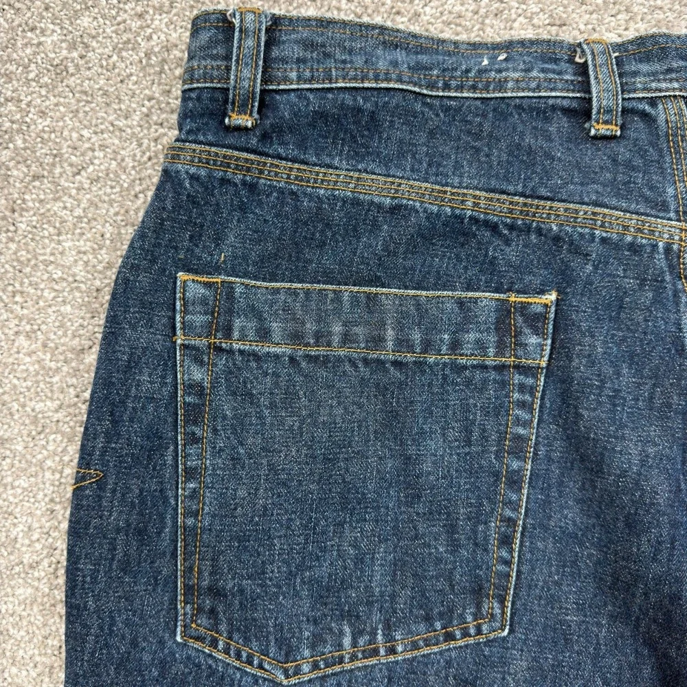Vintage Oakley Industrial Denim Jeans Men's 38 Blue Loose Fit Y2K 100% Cotton
